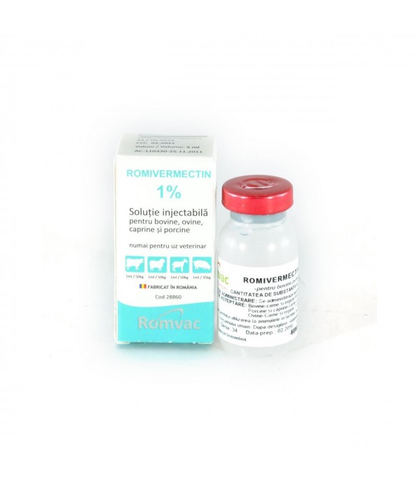 ROMIVERMECTIN 1% INJ X  5 ML