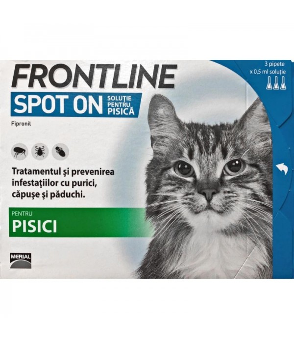 FRONTLINE SPOT ON PISICA(3PIP)