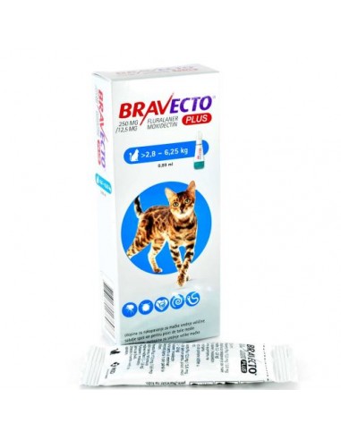 BRAVETCO PLUS CAT 250MG