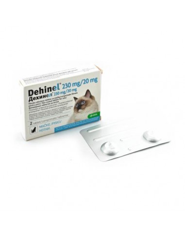 Dehinel Cat 230mg x 2 tbl.