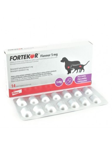 Fortekor  5mg  caini si pisici