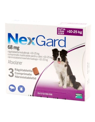 Nexgard Dog L (10-25kg) X 3 tbl.